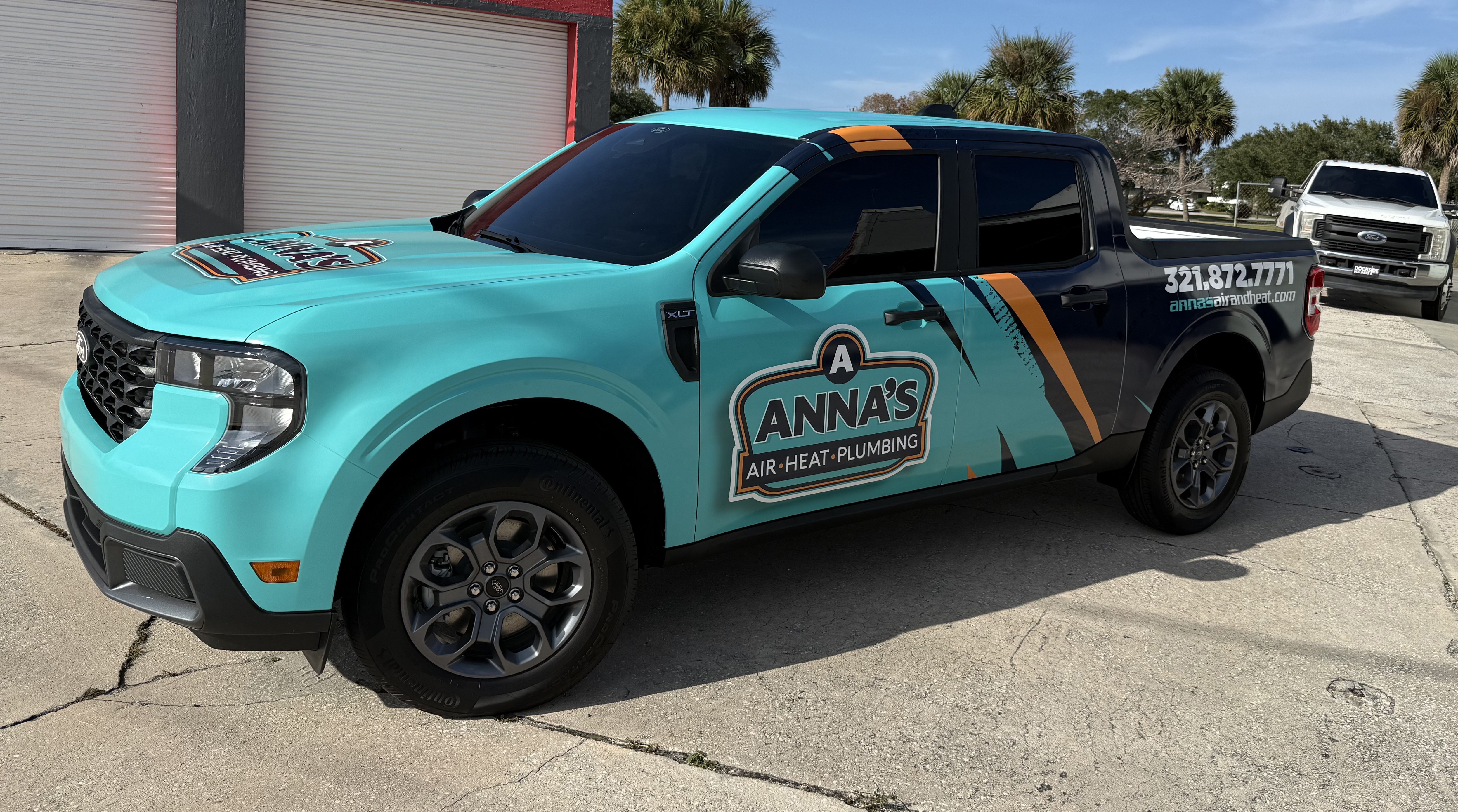 Commercial vehicle wrap by Wrap Giants in Brevard County Florida