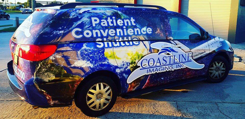 Custom business vehicle graphics