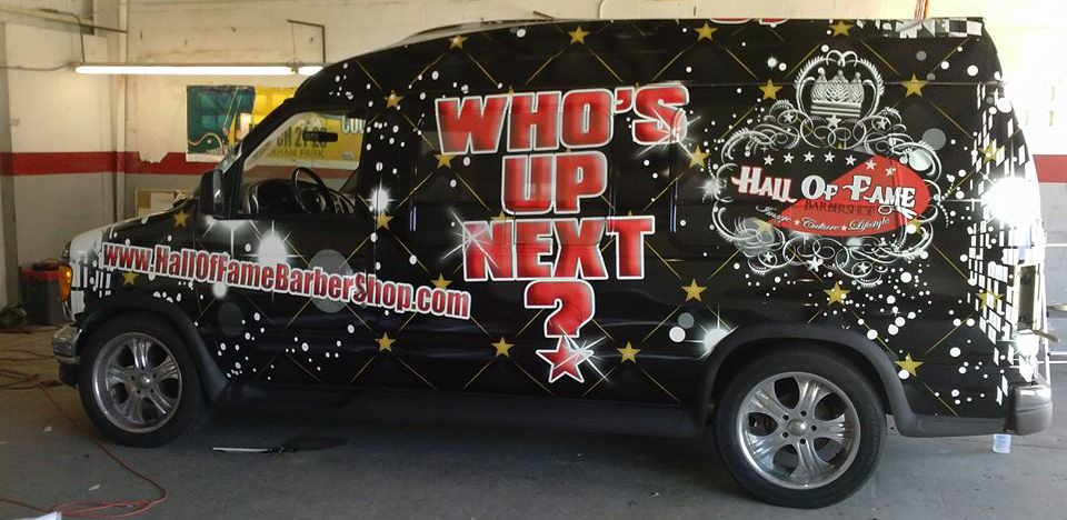 Truck wrap and business advertising graphics