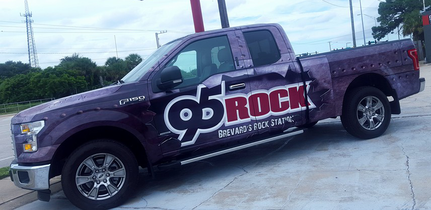 Commercial vehicle wrap project in Brevard County