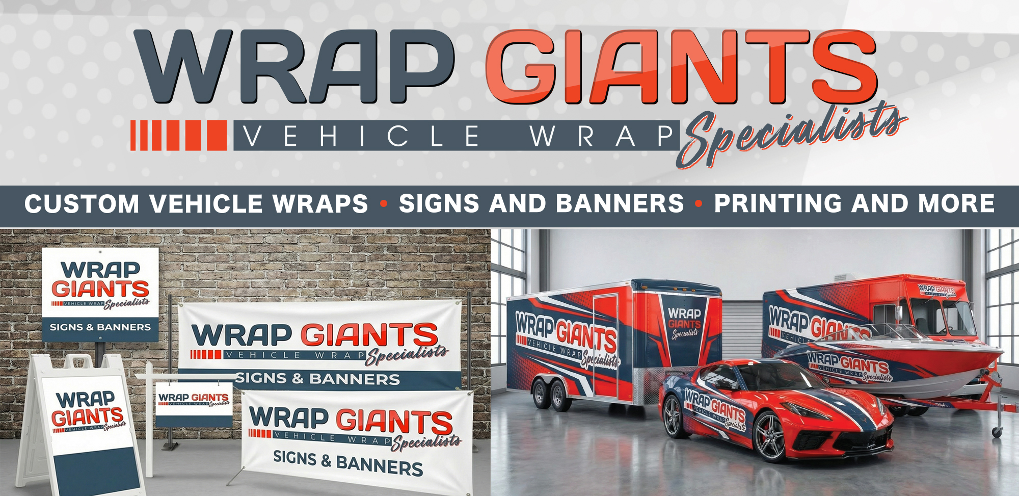 Wrap Giants vehicle wraps and commercial graphics in Brevard County Florida
